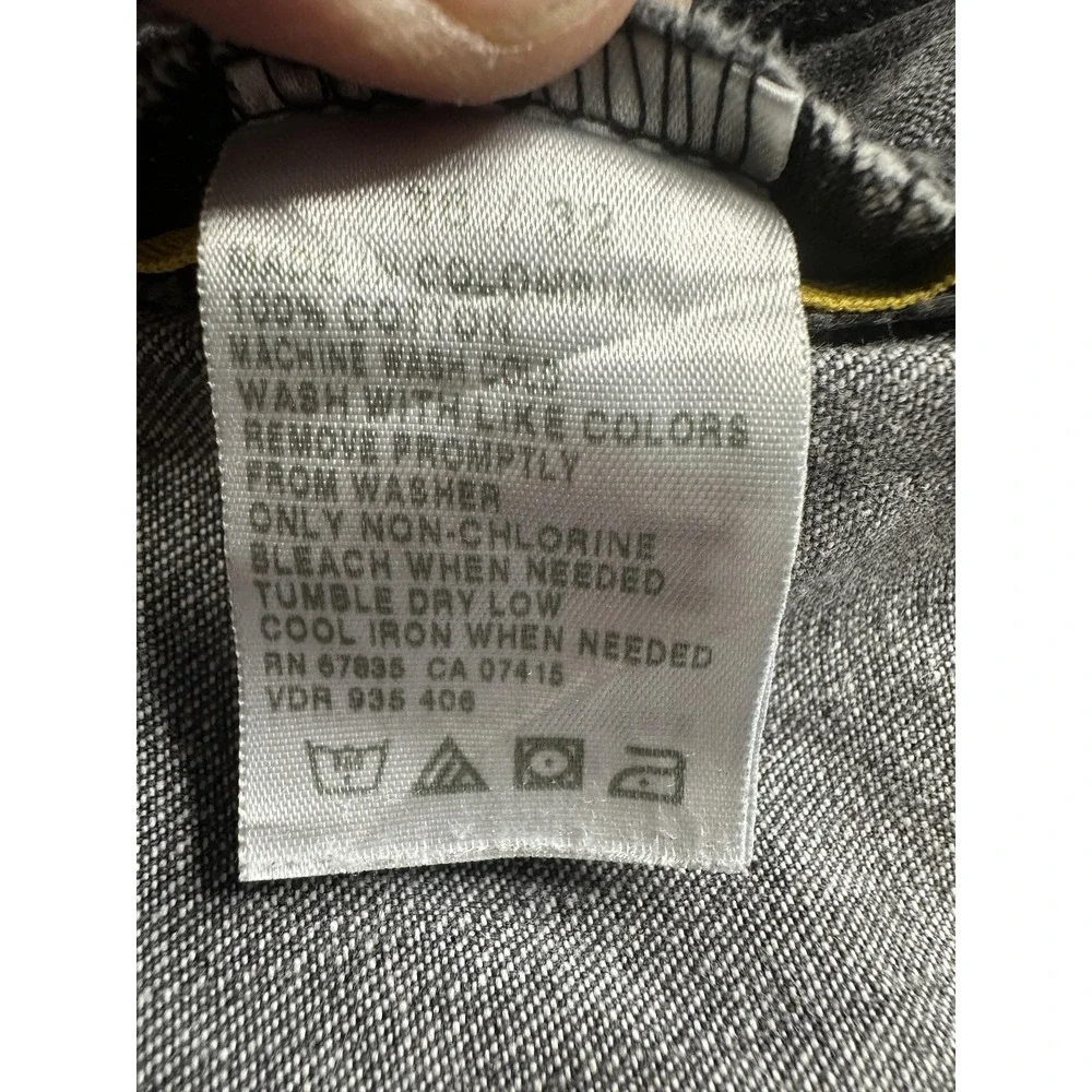 VTG Nautica Jeans Company Jeans Mens 36x32‎ Gray Denim Straight Leg Paint Marks